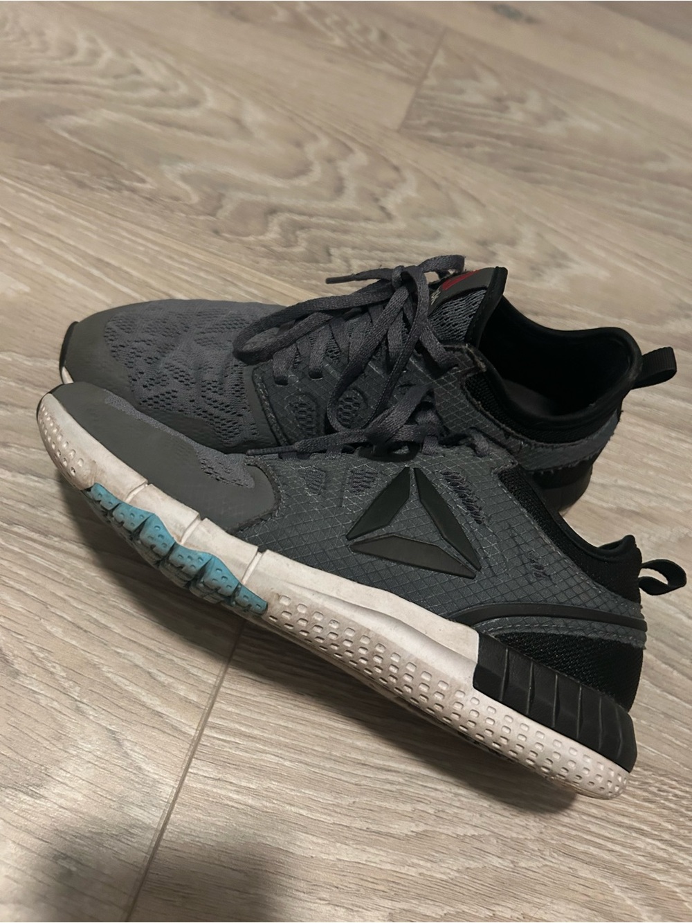 Reebok Gray/Black Athletic Sneakers